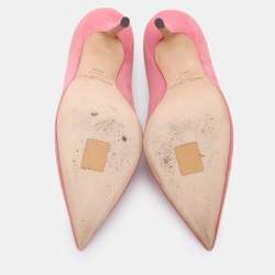 Jimmy Choo Pink Suede Love Pointed Toe Pumps Size 36.5
