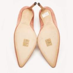 Jimmy Choo Pink Suede Romy Pumps Size 40