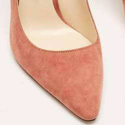 Jimmy Choo Pink Suede Romy Pumps Size 40