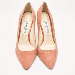 Jimmy Choo Pink Suede Romy Pumps Size 40