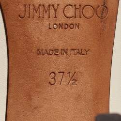 مملوكة مسبقًا Jimmy Choo Off White Leather Romy Pumps Size 37.5