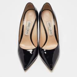 Jimmy Choo Black Patent Romy Pumps Size 39