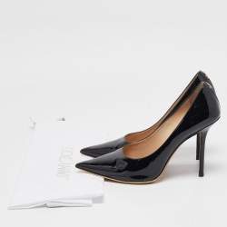Jimmy Choo Black Patent Romy Pumps Size 39