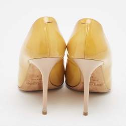 Jimmy Choo Yellow Patent Leather Abel Pumps Size 39