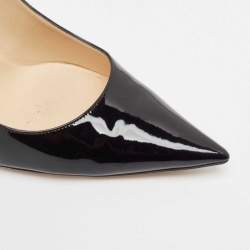 Jimmy Choo Black Patent Leather Abel Pumps Size 40.5