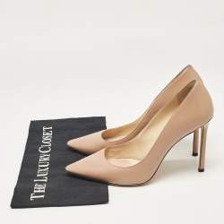 Jimmy Choo Beige Leather Romy Pumps Size 40