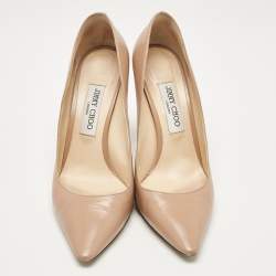 Jimmy Choo Beige Leather Romy Pumps Size 40