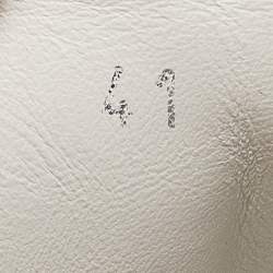 Pre Owned Jimmy Choo Silver/White Leather and Glitter Raine Lace Up Sneakers Size 41