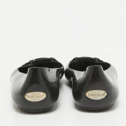 Jimmy Choo Black Rubber Ballet Flats Size 40