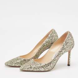 Jimmy Choo Multicolor Glitter Romy Pumps Size 36