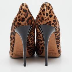 Jimmy Choo Brown Calf Hair Romy Pumps Size 41