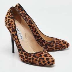 Jimmy Choo Brown Calf Hair Romy Pumps Size 41