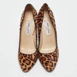 Jimmy Choo Brown Calf Hair Romy Pumps Size 41
