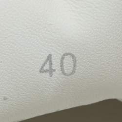 Pre Owned Jimmy Choo Multicolor Canvas and Leather Raine Sneakers Size 40