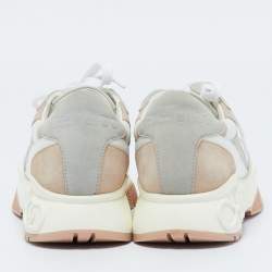 Pre Owned Jimmy Choo Multicolor Canvas and Leather Raine Sneakers Size 40