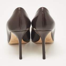 Jimmy Choo Brown Leather Romy Pumps Size 40
