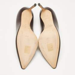 Jimmy Choo Brown Leather Romy Pumps Size 40