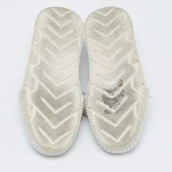 Pre Owned Jimmy Choo Multicolor Animal Print Calf Hair and Leather Impala Sneakers Size 40