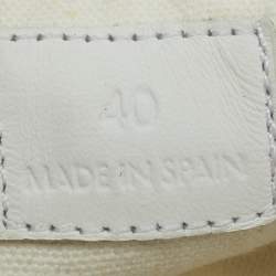 Pre Owned Jimmy Choo Multicolor Animal Print Calf Hair and Leather Impala Sneakers Size 40