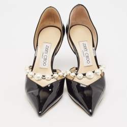 Jimmy Choo Black Patent Leather Aurelie Pumps Size 36