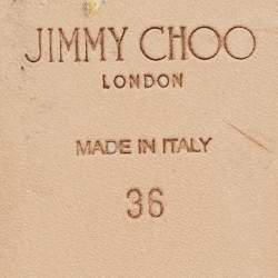 Jimmy Choo Black Leather Bow Veda Ballet Flats Size 36