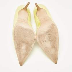 Pre Owned Jimmy Choo Green Python Leather Anouk Pumps Size 42