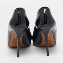 Jimmy Choo Black Patent Leather Romy Pumps Size 38.5