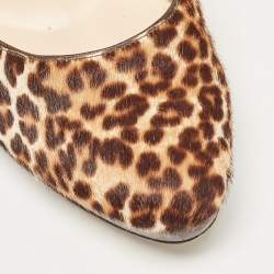 Jimmy Choo Brown Calf Hair Romy Pumps Size 38