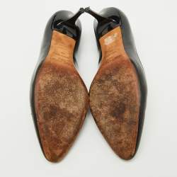 مملوكة مسبقًا Jimmy Choo Black Patent Leather Pumps Size 39