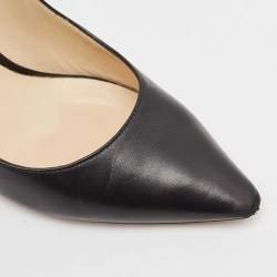 Jimmy Choo Black Leather Romy Pumps Size 37
