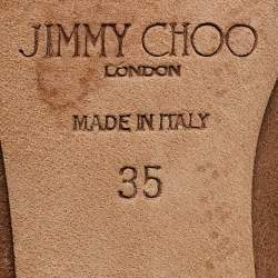 Jimmy Choo Brown Suede Romy Pointed Toe Pumps Size 35