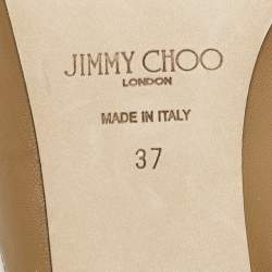 Jimmy Choo Brown Leather Zalea Mules Size 37