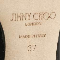 Jimmy Choo Black Patent Leather Love Pumps Size 37