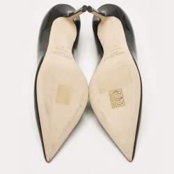 Jimmy Choo Black Patent Leather Love Pumps Size 37