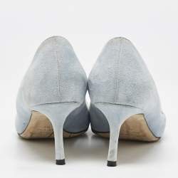 Jimmy Choo Blue Suede Love Pumps Size 39