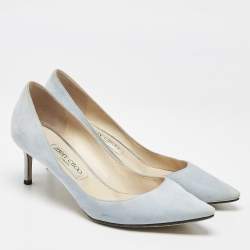 Jimmy Choo Blue Suede Love Pumps Size 39