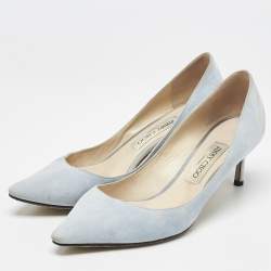Jimmy Choo Blue Suede Love Pumps Size 39