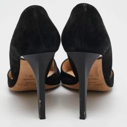 Jimmy Choo Black Suede Addison D'orsay Pumps Size 39