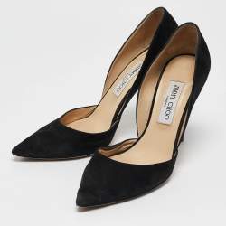 Jimmy Choo Black Suede Addison D'orsay Pumps Size 39
