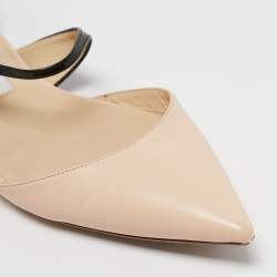 Jimmy Choo Multicolor Leather Pointed Toe Flats Size 39.5