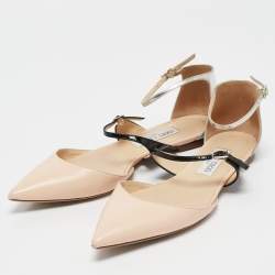 Jimmy Choo Multicolor Leather Pointed Toe Flats Size 39.5