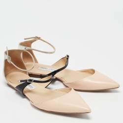 Jimmy Choo Multicolor Leather Pointed Toe Flats Size 39.5
