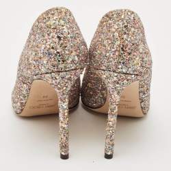 Jimmy Choo Multicolor Glitter Romy Pumps Size 39