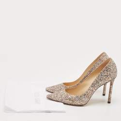 Jimmy Choo Multicolor Glitter Romy Pumps Size 39