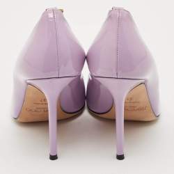Jimmy Choo Lavender Patent Leather Talura Pumps Size 37
