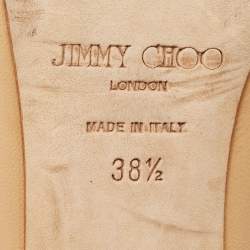 Jimmy Choo Beige Leather Gilbert Pumps Size 38.5