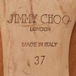 Jimmy Choo Tan Suede Agnes Pumps Size 37