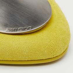 Jimmy Choo Yellow Suede Wray Ballet Flats Size 37