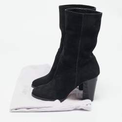 Jimmy Choo Black Suede Ankle Boots Size 36