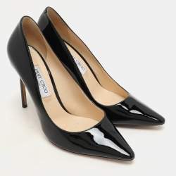 Jimmy Choo Black Patent Leather Romy Pumps Size 42